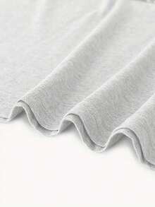 Women's "Country Road Take Me Home" Graphic T-Shirt - Breathable, Comfortable & Stylish, Pure Cotton,Machine Washable, Ideal For Spring & Summer Casual Tops,Playful Graphic Tee,Leisure    Vintage - 灰色 - 查看 4