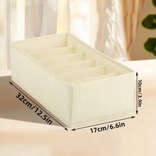 Bộ 4 giỏ đựng đồ cho bé, hộp đựng đồ bằng vải không dệt có thể gấp gọn với nhiều ngăn để đựng tất, đồ lót, áo ngực, cà vạt, khăn quàng cổ, đồ chơi trẻ em, giúp tiết kiệm không gian trong ngăn kéo. - Nhiều màu - Xem 22