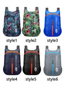 Ultra-Lightweight Packable Foldable Backpack Daypack - Water-Resistant Quick-Dry Foldable Hiking & Travel Pack For Men, Women & Teens; Packable Travel Daypack With Phone Pocket, Anti-Theft Zipper Pocket, Key Clip, Bottle Sleeve, Compression Straps & Reflective Strip; Ultralight Ripstop Nylon Rucksack That Packs Into Pouch - Ideal For Camping, Trekking, Commuting, School, Gym, Beach, Festivals & Emergency Use