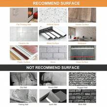 SUPSTICKER 12 tấm ốp tường chống thấm nước tự dính họa tiết đá cẩm thạch 3D/2,16 m2 dùng trang trí nhà bếp, phòng tắm, phòng khách, phòng ngủ, phòng ăn - Nhiều màu - Xem 13