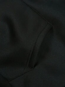 Men's Casual Hoodie, Lion Pattern - Black, With "HOLDEN" Print, Long Sleeve, Comfortable For Autumn And Winter, Everyday Pullover|Bold Print Hoodie|Soft Textured Fabric, Hoodie - 淺灰色 - 查看 7