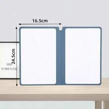 1pc A5 Reusable Sketchbook, White Drawing Board, PU Leather Waterproof & Durable Cover, Suitable For Outdoor Sketching, Office Meetings, Lectures, Note-Taking, Back To School