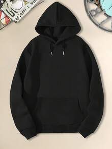 Sudadera con capucha gráfica divertida de hombres - Sudadera negra con pájaro amarillo, sudadera con capucha de ajuste holgado para uso diario y disfraces de Halloween, ropa casual de calle para todas las estaciones, sudadera de Halloween, ropa de disfraz, diseño juguetón, ropa cómoda, moda de streetwear, estilo urbano, tela suave, top de manga larga, buscadores de disfraces - Negro - Ver 4
