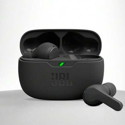  JBL Vibe Beam 真无线耳机，低音强劲，蓝牙 5.2，防水防尘，支持 VoiceAware 免提通话，电池续航时间长达 32 小时