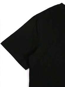 'Jesus Loves You' Cross T-Shirt - Christian T-Shirt For Men And Women - Religious Clothing Gift - Minimalist Black Short Sleeve Design - Comfortable And Stylish Casual Wear - 黑色 - 查看 6