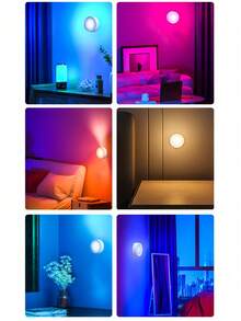 LED Under Cabinet Lights With Wireless Remote Control, Single LED Under Light, Colorful Lighting For Holiday Ambiance, Dimmable LED Under Cabinet Night Light, Hallway And Wardrobe Decoration Lights - Multicolor - View 6