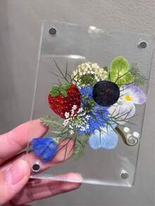 64pcs/32pcs/16pcs Mixed Natural Dried Flowers, Real Flower Plant Specimens Pressed Flowers, Can Be DIY Used For Bookmarks, Ornaments, Soap, Mobile Phone Cases, Mirror Decoration, Glue Drops And Other Supplies. Very Suitable For Women, Mother's Birthday Gifts, Holiday Gifts, Gifts From Classmates And Teachers.