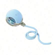 1 Piece USB Rechargeable Interactive Toy Ball For Cats, Auto Electric Rolling Ball As Birthday Gift For Dogs/Cats, Auto Smart Chewable Toy With Tail, Unicolor Smart Ball Tied To Harness, Interactive Cat Ball Toy, Indoor Cat Toy - Multicolor - View 17