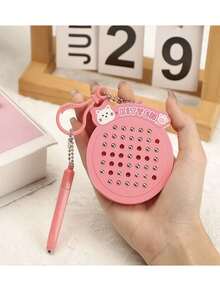 1pc Cute Cat Magnetic Steel Ball Painting Board; Fun Stress Relief Keychain Pendant, Graduation Gift; Easter Gift, Birthday Gift, Eid Al-Adha, Graduation Season, Christmas Gift, Collectible Toy Accessory, Random Color - Multicolor - View 12