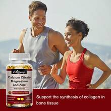 (2 Pack)Alliwise Calcium Magnesium Zinc, 3-In-1 Formula With Vitamin D3, Supports Immune & Bone & Joint Health, For Daily Users - 2 Bootles (120pcs) - View 8