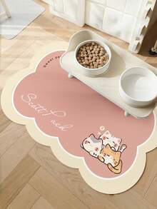 Anpassbarer Haustier-Matte für Katzen & Hunde - schnelltrocknend, wasserabsorbierend, personalisiert mit dem Namen des Haustieres, nordischer Stil Bodenmatte für den Innenbereich, Haustier-Matte für den Boden, verspieltes Haustier-Design, strapazierfähige Haustier-Matte (mittlere oder große Größe empfohlen für besseren Sitz für Katzen und Hunde) - Verschiedenfarbig - Übersicht 15