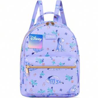 Disney Stitch Backpack Faux Leather Rucksack Fashion Mini Daypack Shoulder Bag Purse Eeyore Gift