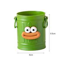 Porta lápices de plástico de boca grande con pegatinas de letras, porta lápices de escritorio de patas largas, lindo y divertido, combinación arbitraria DIY - Pierna - Ver 8