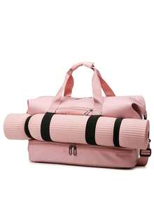 Large Capacity Waterproof Travel Bag, Sports Fitness Shoulder Bag - Random Color - View 9