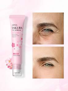 5pcs/Set 15ml LAIKOU Japanese Cherry Blossom Eye Serum, Fades Dark Circles, Anti-Aging, Firms Eyes, Reduces Puffiness, Nighttime SPA Skincare, Gift For Women, Moms, Wives, Sisters, Girls, Girlfriends - 5LK89054 - View 2