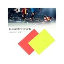 1 件红黄牌裁判笔记本，适用于各种体育赛事，配有皮套、铅笔，小巧便携，可记录裁判判罚 - 彩色 - 查看 7