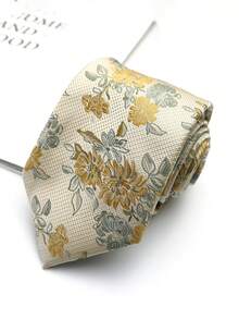 1条手工花卉领带，适合休闲、日常、派对、婚礼、伴郎等场合，也可作为圣诞装饰的礼物。 - 彩色 - 查看 9