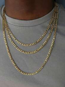 1pc/Set Titanium Steel Cuban Link Chain Necklace, Hip Hop Rock Sweatshirt Chain Accessory, 3mm Width, Fashionable Versatile DIY Jewelry, Won't Fade Or Discolor Fathers Day Gift School Jewelry Men Y2k Accessories Goth Chains Jeans Accessories Gothic Jewellery Back To School Street Halloween Accessories Punk Streetwear Accessories