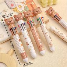 OfficeToSchool​ 13-Pocket Folder For A4/LETTER + Fun Bear Pens W/4-Color System