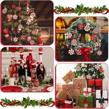 Cane Candy Christmas Decoration Christmas Tree Hanging Decoration Christmas Tree Wood Carving Cane Candy Mint Christmas Christmas Decoration Christmas Tree Decoration Christmas Atmosphere Christmas Essential Christmas Goods