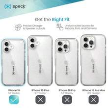 LZ Speck Clear  16 Case Slim GemShell Phone Case Clear Platinum Glitter2029 - 無色 - 查看 3