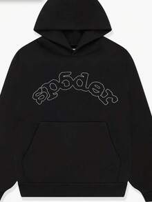 Sp5der Hoodie OG Logo Black - Limited Stock - Authentic Ships Same Day - 黑色 - 查看 1