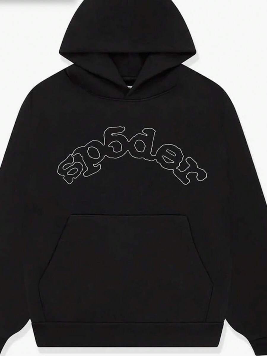 Sp5der Hoodie OG Logo Black - Limited Stock - Authentic Ships Same Day - 黑色 - 查看 1