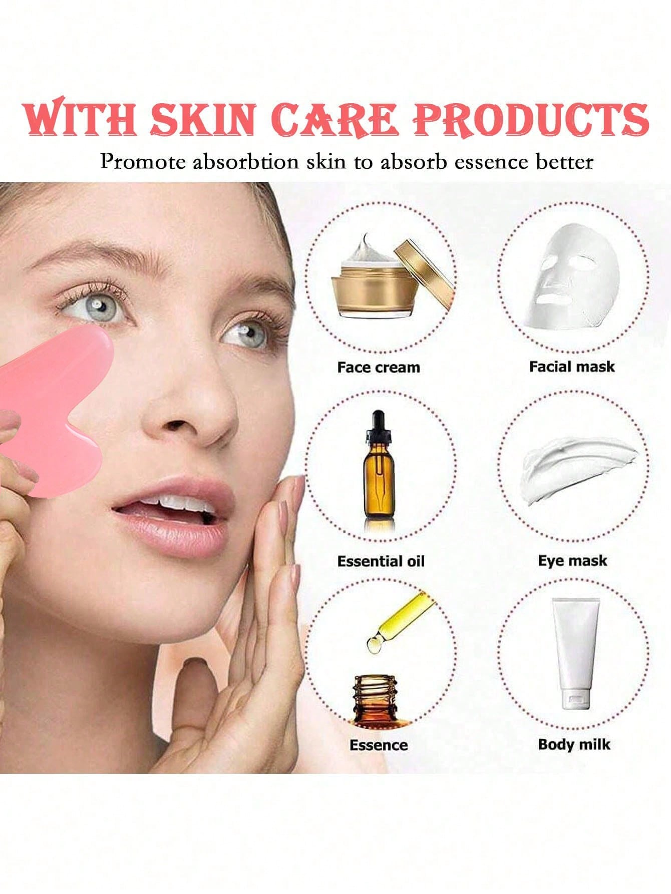 مجموعة أدوات تدليك الوجه بالثلج المكونة من 3 قطع -...