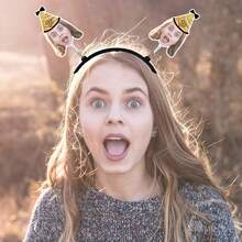 Customized Party Hat, Birthday Party Hat, Bachelor Party Hat, Personalized Party Hat, 20th, 30th, 40th, 50th, 60th, 70th Birthday Decorations, 21st Birthday Party Hat | Party Hat | Birthday Party Hat, Personalized Photo Party Hat, Birthday Party Decorations, Paper Party Supplies, Unisex Customized Photo Hat