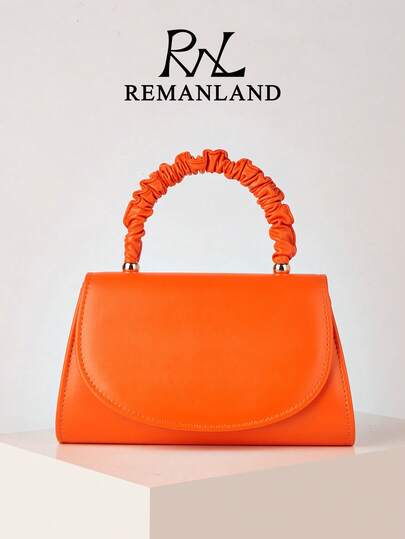 REMANLAND 这款纯色女士手提包采用优雅的PU皮革材质制成，配有磁吸式翻盖开合，适合女士斜挎包和包袋，斜挎包配有可拆卸金属链条，时尚女士商务包，内置隐藏式卡位。它是派对女孩、新娘和大学生的完美钱包，适合派对、舞会、宴会、派对、婚礼，也是馈赠佳品。