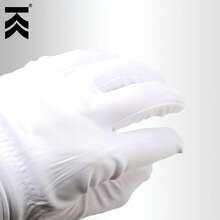 Guantes blancos de algodón KAMPAK KW268 elásticos unisex para fiesta uniformes uso diario guantes cómodos transpirables lavables talla única diseño versátil para eventos deportivos disfraces trabajo doméstico protección ligera estilo clásico marca KAMPAK modelo KW268 ideal regalo