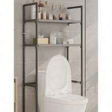 1 Piece 3-2 Tier Bathroom Shelf, Freestanding Bathroom Sink Shelf Organizer, Pre-Drilling Required Back To School