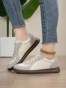 Men's Casual Sneakers, Classic White Shoes, Versatile Sports Shoes, Outdoor Walking Shoes, Couple Styles, Size 36-45, White Skate Shoes, Plus Size