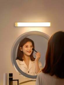 USB Rechargeable Smart Sensor Magnetic LED Light, Cabinet Wardrobe Light, Staircase Backlighting, Suitable For Kitchen, Living Room, Wine Cabinet, Wardrobe Sensor Lighting - White - View 3