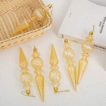 6 piezas Decoraciones colgantes navideñas, Colgantes decorativos para Navidad, Halloween, bodas, San Valentín y Año Nuevo, Adecuado para decoración del hogar, fiestas y regalos de celebración, Adornos para el hogar, Decoraciones de fiesta, Decoración de escena festiva, Adornos colgantes asimétricos de punta de colores, Adornos para el árbol de Navidad, Decoraciones para escaparates de centros comerciales, Decoraciones navideñas, Decoración de invierno para la habitación - Multicolor - Ver 13