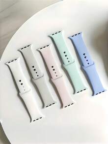 Dây đeo silicon thể thao - Thiết kế đường viền thanh lịch, dây đeo thoáng khí nhẹ như lông vũ dành cho nam và nữ | 12 màu chuyển sắc hoàng hôn | Sẵn sàng làm quà tặng Ngày của Cha | Tương thích với Apple Watch Series 10/9/8/7/6/SE/SE2/Ultra 2 38mm/40mm/41mm/42mm/45mm/46mm/49mm - 38/40/41/42mm(Dòng 10) - Xem 23