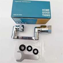 1440° Rotating Stainless Steel Faucet Robotic Arm With Splash-Proof Design & Multi-Function Adapter Head - For Drinking Water, Includes Installation Tools For Kitchen, Bathroom, Toilet, Multi-Function Water Flow | Fashionable Design | High-Quality Fixture Kitchen Items Kitchen Accessories Kitchen Tools