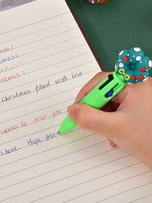 20 CÁI - Bút bi nhiều màu Giáng sinh 4 màu trong 1, Bút bi hoạt hình dễ thương có thể thu vào 0,7mm cho ông già Noel, người tuyết, tuần lộc, bút viết cây thông Noel cho bữa tiệc ngày lễ, đồ dùng học tập, phần thưởng cho học sinh, văn phòng, quà tặng sinh nhật - Nhiều màu - Xem 6