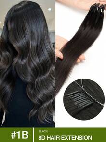 8D纳米珠接发，微环真人发接发，隐形无痕微环真人发接发，微珠直发接发，隐形迷你硅胶珠，易于安装，无缝，自然直发，完美延长长发，打造自然直发造型