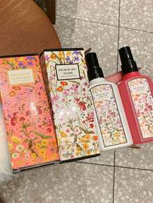 PEACH JO+ 1 قطعة / 100مل رذاذ عطر للأقمشة، رذاذ عطر للملابس، عطر خفيف وتنشيط طويل الأمد، معطر الهواء، مناسب لجميع أنواع الملابس والحمامات والغرف والخزائن والصالات المعيشة والسيارات، هدية عيد ميلاد وحفل التخرج