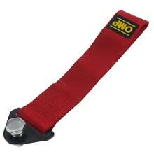 Correa de Remolque de Nylon de 26cm de Alta Resistencia para Carreras de Autos con Cuerdas de Remolque para Remolques, Cuerdas para Remolques de Automóviles, Correa de Remolque para Parachoques - Negro - Ver 3