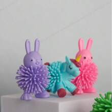 5 Pcs PVC Animal Figurines, Cute Creative -Themed Fidget Figurines, Fun Party Favors For Teens, Classroom Rewards, Random Styles