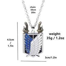 AOT Wings Of Freedom Eren's Key Pendant Necklace - Shingeki No Kyojin Anime Chain - Gift For Men Women And Fans-128275 - 自由之翼項鍊 - 查看 2