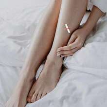 15/50片装无纺布蝴蝶封口胶带，用于伤口缝合，带非粘性垫，适用于急救包 - 白色 - 查看 8