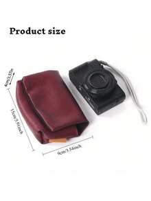 Bolsa de almacenamiento para cámara CCD, bolsa compacta multifuncional para cámara, estuche protector para cámara para transportar fácilmente sin preocupación por el desgaste, esenciales de viaje, estuche para cargador, accesorios de cámara digital, organizador de cables, organizador electrónico, impermeable y portátil para viajes, tecnología, mujeres y hombres