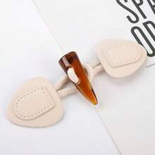 1 /20PCS Fake Leather Windbreaker Button - Decorative Clothing Button Jacket Adjustment Button, Suitable For Decorating Various Types Of Clothing Such As Coats, Windbreakers, Jackets, Etc. - Multicolor - View 5