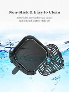 RAF Large Capacity 7L Air Fryer, 8-In-1 Multifunctional Smart Cooking Program Upgraded Air Fryer With Inner Window And Stainless Steel Shelves, Touch Control Air Fryer For Daily Home Use And Parties