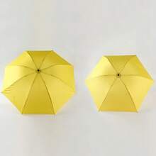 1 pieza Paraguas de moda, Paraguas grande de banana de dibujos animados creativo, Paraguas automático de estilo samurái grande - Estructura de acero duradera, Protección UV, Diseño retro para hombres