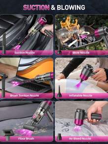 Easypie Selection 1 Stück 90W Hochleistungs-Autostaubsauger, super starke Saugkraft, Hochleistungs-Autostaubsauger und Luftdüse, 4-in-1 tragbarer Mini-Autostaubsauger, Handstaubsauger für Auto, Zuhause und Büro, perfekte Geschenke für Freunde, Abschlussgeschenke, Geschenke zum Schulanfang, Weihnachtsdekoration, Valentinstag-Geschenke, Geschenke für Mama und Papa, Halloween, Thanksgiving, personalisierte Geschenke, Geburtstagsgeschenke, Neujahrgeschenke