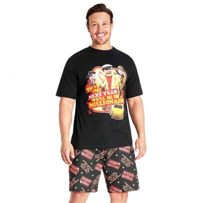 Only Fools and Horses Pyjama Summer Nightwear Short Set Funny Lounge Wear Soft Breathable PJ Size S-3XL Sleepwear